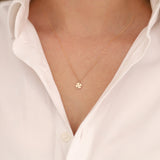 14k Gold | Clover Leaf Minimal Necklace