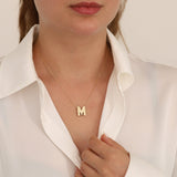 10k Gold | Initial Letter Necklace