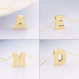 14k Gold | Initial Letter Necklace