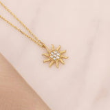 14k Gold | Minimal Sunshine Necklace