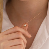 14k Gold | Minimal Sunshine Necklace