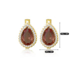 14k Gold | Diaspore Teardrop Earrings