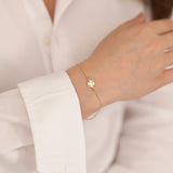 14k Gold | Four-Leaf Clover Bracelet