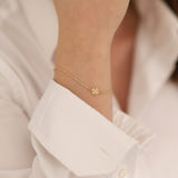 14k Gold | Four-Leaf Clover Bracelet