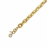 14k Gold | Paperclip and Snake Chain with Key Charm