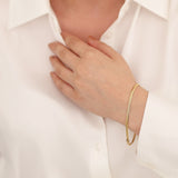 14k Gold | Herringbone Bracelet