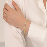 14k Gold | Herringbone Bracelet