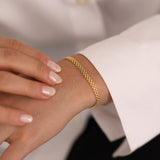 14k Gold | Bismarck Chain Bracelet