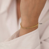 14k Gold | Bismarck Chain Bracelet