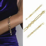 14k Gold | Extra Long Paperclip Chain Bracelet