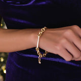 14k Gold | Extra Long Paperclip Chain Bracelet