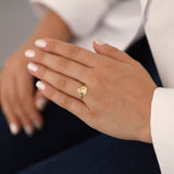 14k Gold | Pearl in Seashell Ring