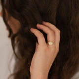 14k Gold | Pearl in Seashell Ring