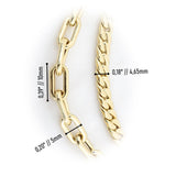 14k Gold | Paperclip & Curb Chain Bracelet