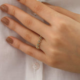 14k Gold | Daisy Natural Stone Ring