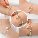 14k Gold | Rolo Bracelet with Sailor Clasp | 3mm - 8mm