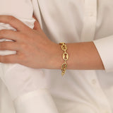 14k Gold | Coffee Bean Chain Bracelet