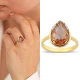 14k Gold | Diaspore Gemstone Ring