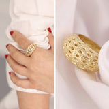 14k Gold | Chunky Forefinger Ring