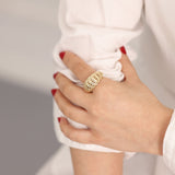 14k Gold | Chunky Forefinger Ring