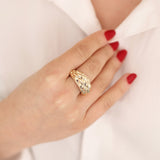 14k Gold | Thick Dome Ring