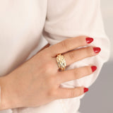 14k Gold | Thick Dome Ring