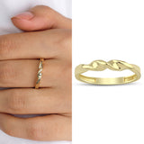 14k Gold | Double Twisted  Ring