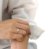 14k Gold | Engravable Minimal Ring