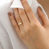 14k Gold | Engravable Minimal Ring