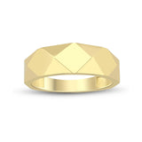 14k Gold | Faceted Chunky Ring