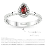 8k - 14k - 18k Gold | Red Ruby Diamond Gem Proposal Ring