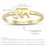 14k Gold | Elephant Ring