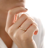 14k Gold | Twist Shaped Ring