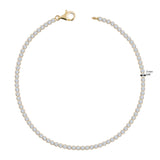 14k Gold | Single Row Zircon Tennis Bracelet