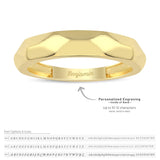 14k Gold | Patterned Band Ring