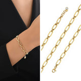 14k Gold | Oval Link Chunky Bracelet