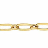 14k Gold | Oval Link Chunky Bracelet