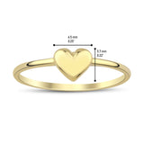 14k Gold | Initial Heart Ring