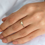 14k Gold | Initial Heart Ring