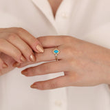 14k Gold | Turquoise Statement Ring