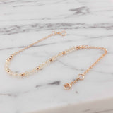 14k Gold | Citrine Beaded Bracelet