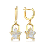 14k Gold | Dangle Earrings with Drops