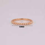 14k Gold | Beaded Ring