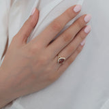 14k Gold | Diaspore Teardrop Ring