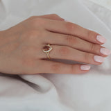 14k Gold | Diaspore Teardrop Ring