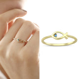 14k Gold | Aquarius Ring