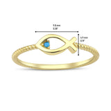 14k Gold | Aquarius Ring