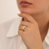 14k Gold | Perforated Design Ring