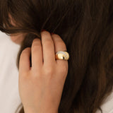 14k Gold | Chunky Dome Ring