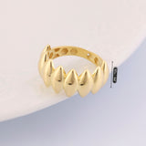 14k Gold | Marquise Shaped Dome Ring